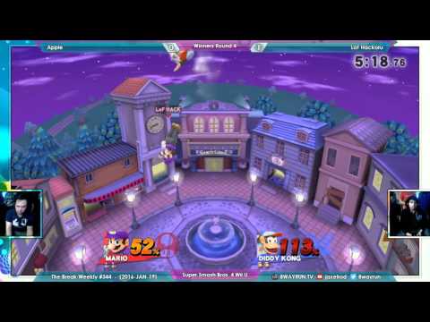 The Break Smash #344   SSB4 W4   LoF Hackoru VS Apple