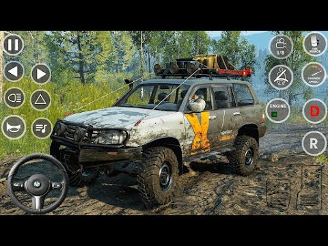 Offroad 4x4 Uphill Jeep Driving Simulator 3D - SUV Hammer Mountain Drive - AndroidGamePlay