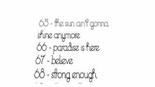 Cher the Millenium Diva - Singles of Millenium