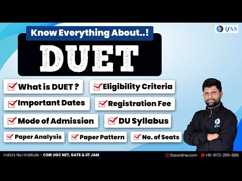 All About DUET Exam: Everything You Need To Know