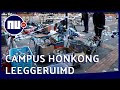 Politie Hongkong vindt honderden molotovcocktails op campus | NU.nl