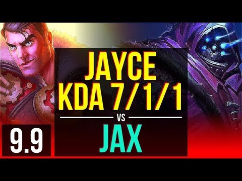 Gain elo as JAYCE vs JAX (TOP) | 4 early solo kills, KDA 7/1/1 | Korea Grandmaster | v9.9