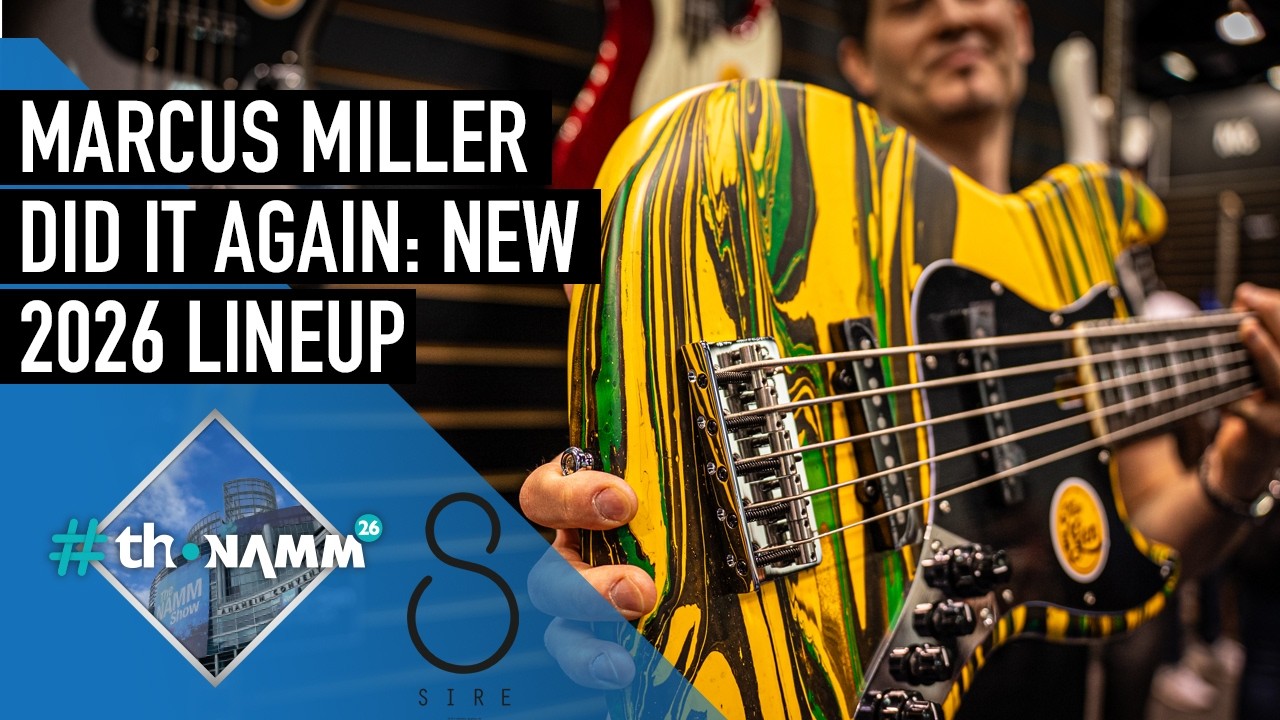 Sire Marcus Miller Basses | #thoNAMM 2026