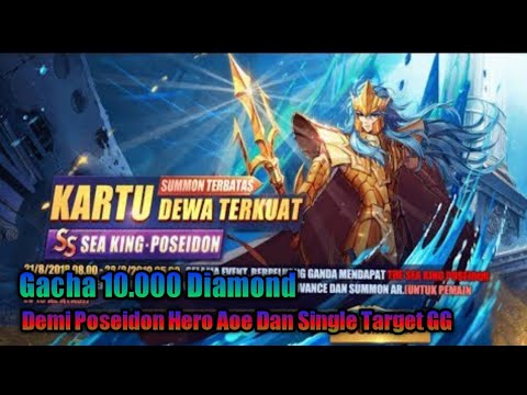 Gacha Poseidon Dan Alaya Shiki Shaka 10.000 diamond demi Poseidon !!!Saint Saiya Awakening