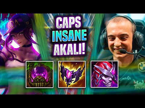 CAPS IS INSANE WITH AKALI! - G2 Caps Plays Akali Mid vs Graves! | Season 2022
