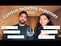 monthly expenses in london as an indian couple real cost of living in 2025 🇬🇧