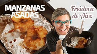 MANZANAS ASADAS en FREIDORA DE AIRE *Recetas en FREIDORA sin ACEITE* POSTRES en FREIDORA DE AIRE