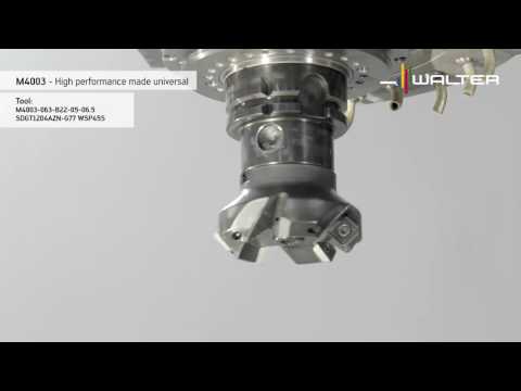 M4003 face milling cutter - universality for different material groups