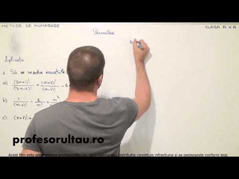 04   cls10   Metode de numarare   permutari   aplicatii   partea 2 - profesorultau.ro