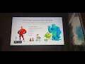 Monsters Inc 2013 UK Blu Ray Menu Walkthrough