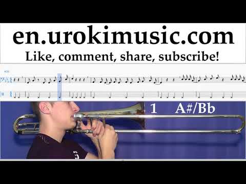How to Play Trombone Camila Cabello - Real Friends Tabs um-i352