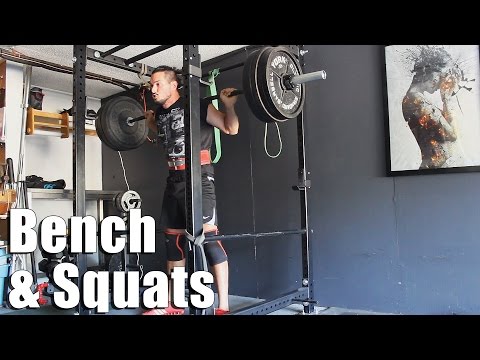 Training Bench Press & Squats | BBQ Action Video