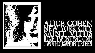 Alice Cohen - Saint Vitus 2014