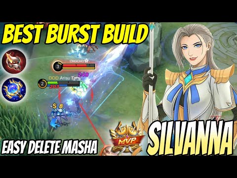 SILVANA BEST BURST BUILD SIDELANE - Silvanna Best Build 2022 - Build Silvanna Terakit 2022 ~ MLBB