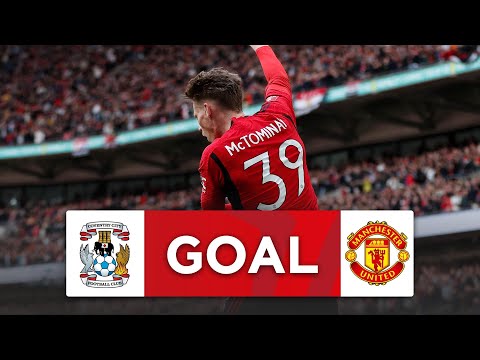 GOAL | Scott McTominay | Coventry City 0-1 Manchester United | Semi-Final | Emirates FA Cup 2023-24