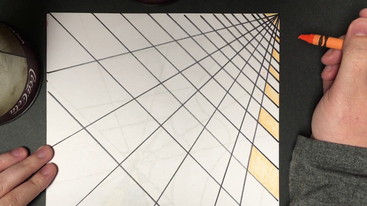 Alternating Pattern in an Optical Illusion