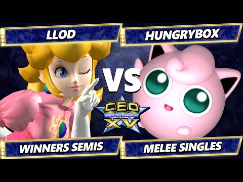 CEO 2025 TOP 8 - lloD (Peach) Vs. Hungrybox (Jigglypuff) Smash Melee - SSBM