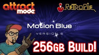 256GB RetroPie Motion Blue Version 6 Build