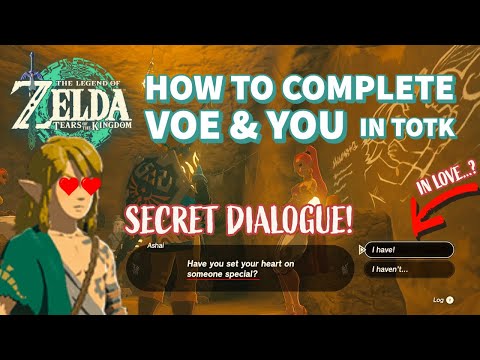 TOTK SECRET DIALOGUE! Voe and You Class Tutorial & Solutions - Gerudo Shelter