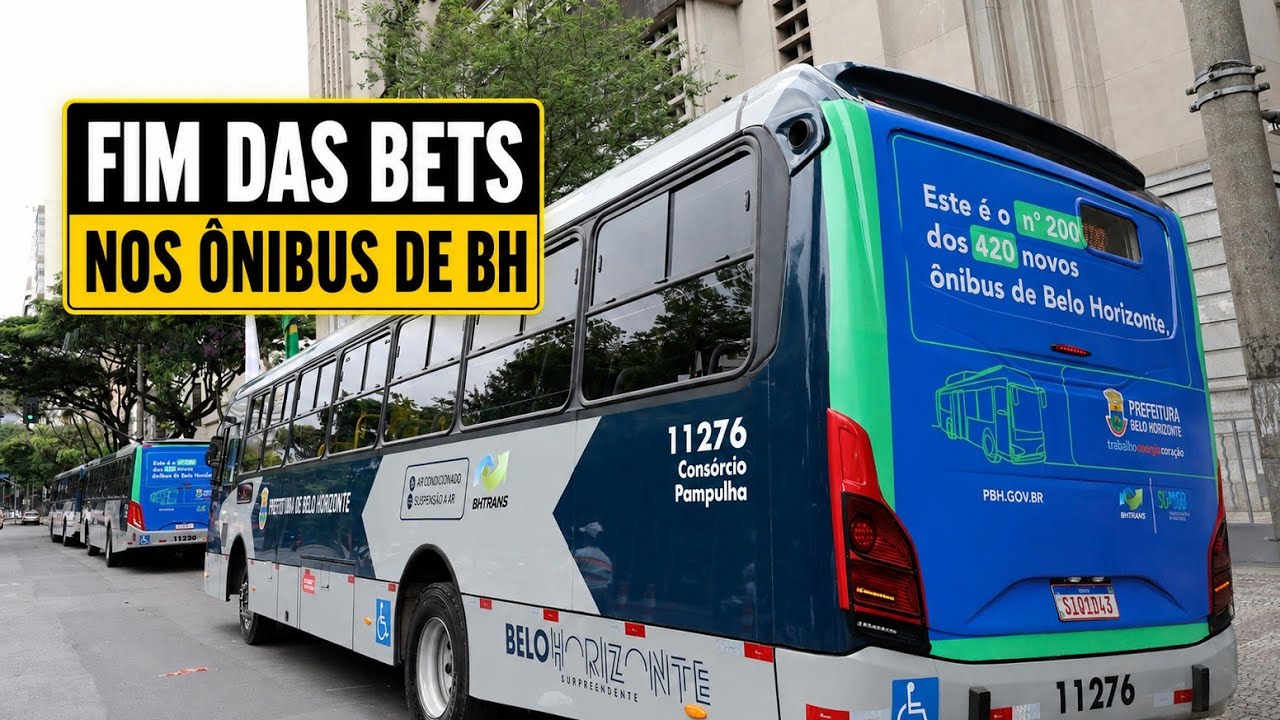 JUSTIÇA DETERMINA SUSPENSÃO DA PROPAGANDA DE BETS NOS ÔNIBUS DE BELO HORIZONTE