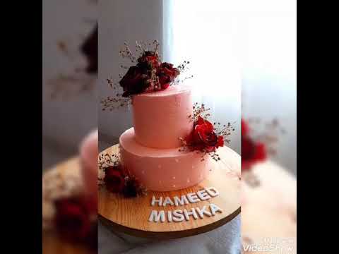 wedding cake with sugar roses 🌹..