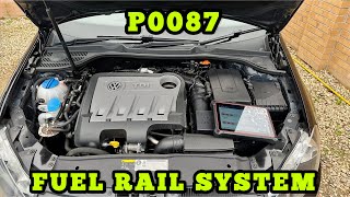 P0087 Fuel Rail System Pressure - Too Low HPFP How To Fix Audi Seat Skoda VW