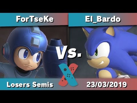 [SmashxRamboot Ultimate #4] ForTseKe (Mega Man) Vs. El_Bardo (Sonic) - Losers Semis