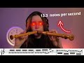 RUSH E On RECORDER Escalated Quickly 13 Notes Per Second