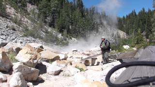 preview picture of video 'Devils Kitchen Geothermal Area - Mt. Lassen'