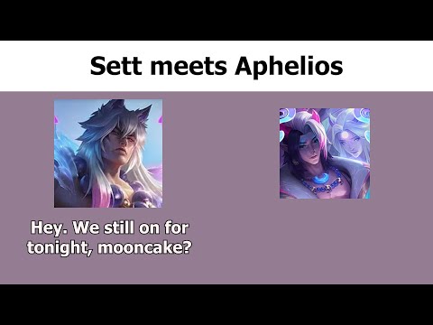 When League champions meet their crush