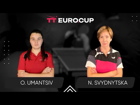 18:50 Olha Umantsiv - Nataliia Svydnytska 05.09.2025 TT Euro.Cup Women Ukraine Master. TABLE 3