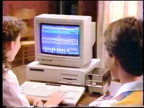 Radio Shack - Tandy 1000 TX Computer Commercial (1987)
