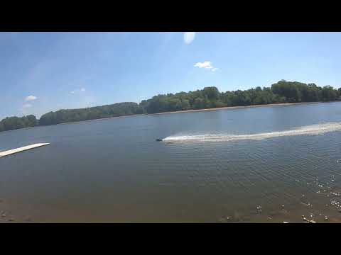 Super Dom 8S 4516 prop. Trim tabs 1mm down from neutral. Working on tuning. Is she running wet?