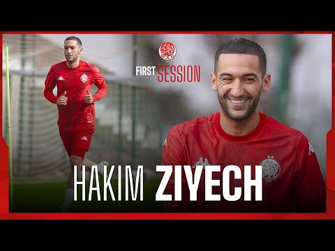 First Session | Hakim Ziyech Trains for the First Time with Wydad 🔥⚽