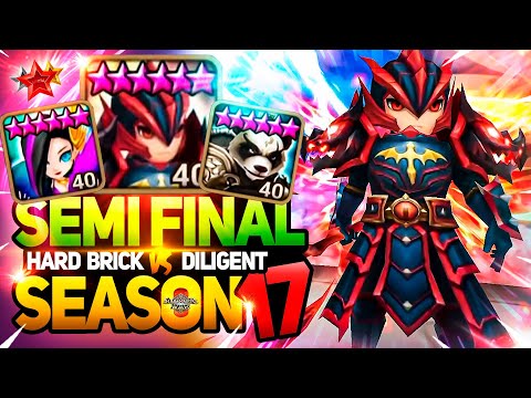DILIGENT vs HARD BRICK. SUMMONERS WAR LEGEND TOURNAMENT SEASON 17 SEMI FINAL.