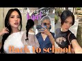 BACK TO SCHOOL PREP Makeup Routine Hairstyles GLOW UP Outfit Shopping Emergency Kit HAIR DYE