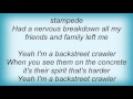 Lynyrd Skynyrd - Backstreet Crawler Lyrics