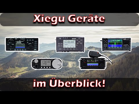 Aktuelle Xiegu Geräte im Überblick! #xiegu #g90 #x5105 #g106 #x6100 #x6200 #overview