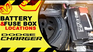 Battery, Terminals & Fusebox Locations   Dodge Charger