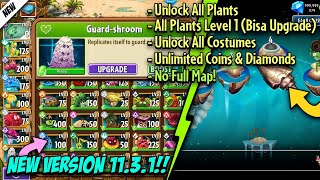 Plants VS Zombies 2 11.3.1 Unlock All Plants Level 1 No Full Map Unlimited Diamond | PvZ2