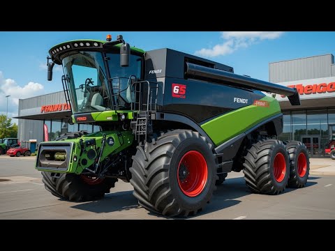 Fendt 5275 C SL 6x6 (2026) – Der mächtigste Mähdrescher im Test!