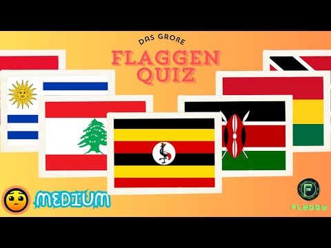 Das Große Flaggenquiz! (Medium Edition) (50 Flaggen)