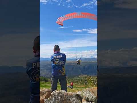 a volar parapente cañon del chicamocha Santander