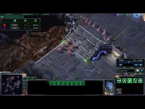 StarCraft 2 NightEnd vs WhiteRa  PvP on Scrap Station Part 1 -005
