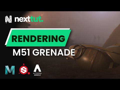 Maya Tutorial for Beginners Modelling an M51 Grenade in Maya 2022