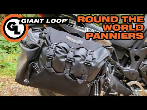 Giant Loop Round the World Panniers: 90+ Liters of Storage in the Ultimate Motorcycle Soft Panniers