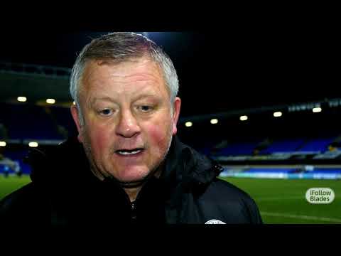 Chris Wilder's Ipswich reaction