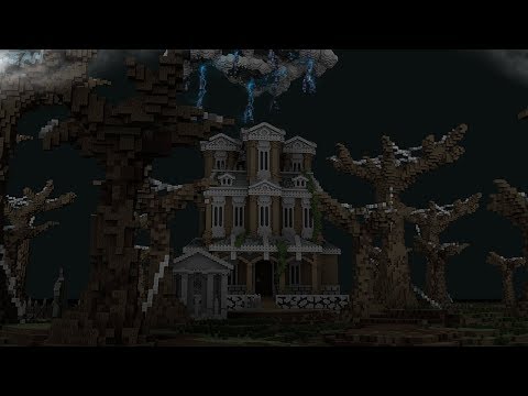 Creepy Minecraft Haunted Mansion Build