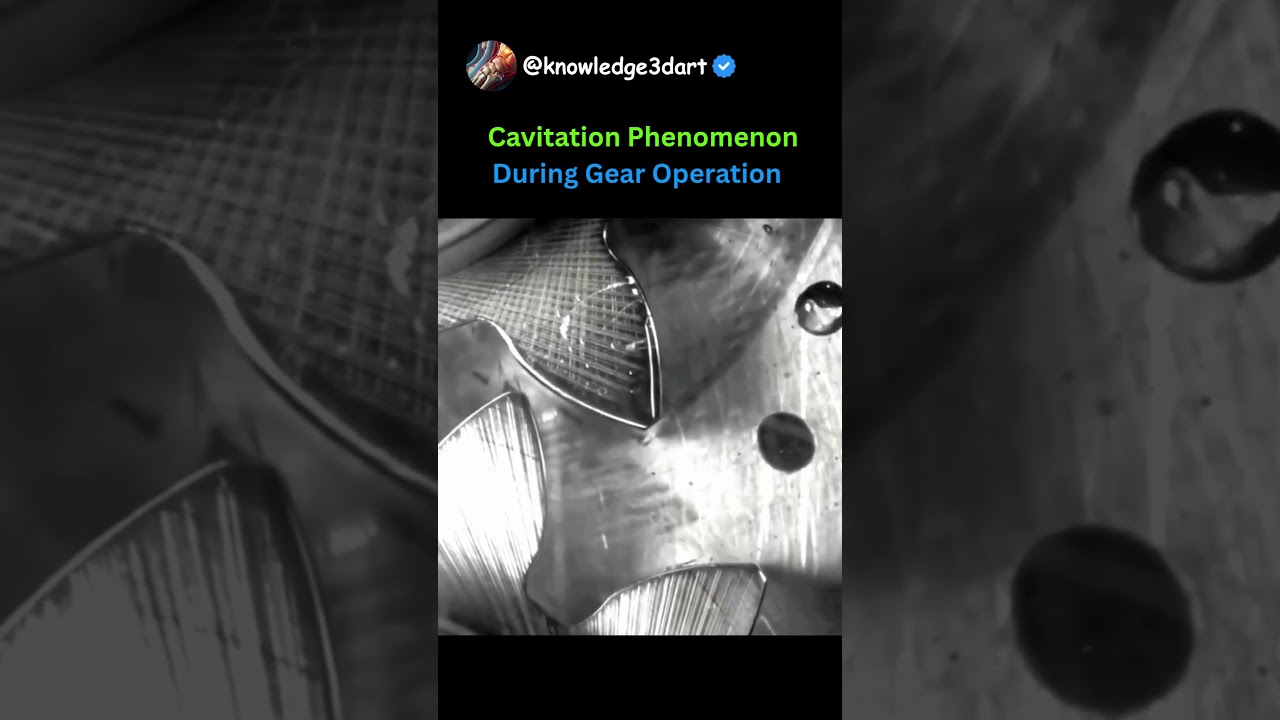 How the Cavitation Phenomenon Damages Pump During Gear Operation 😲