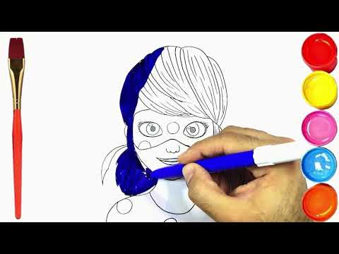 apprendre à dessiner et à colorier une coccinelle miraculeuse pour enfants